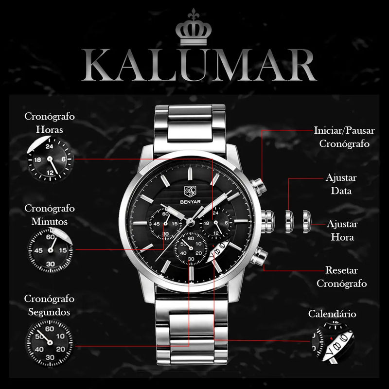 Relógio Masculino Trom BENYAR-Kalumar