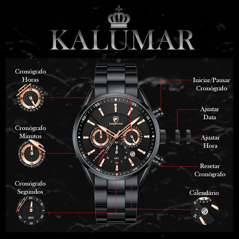 Relógio Casual Esporte CHEETAH-Kalumar