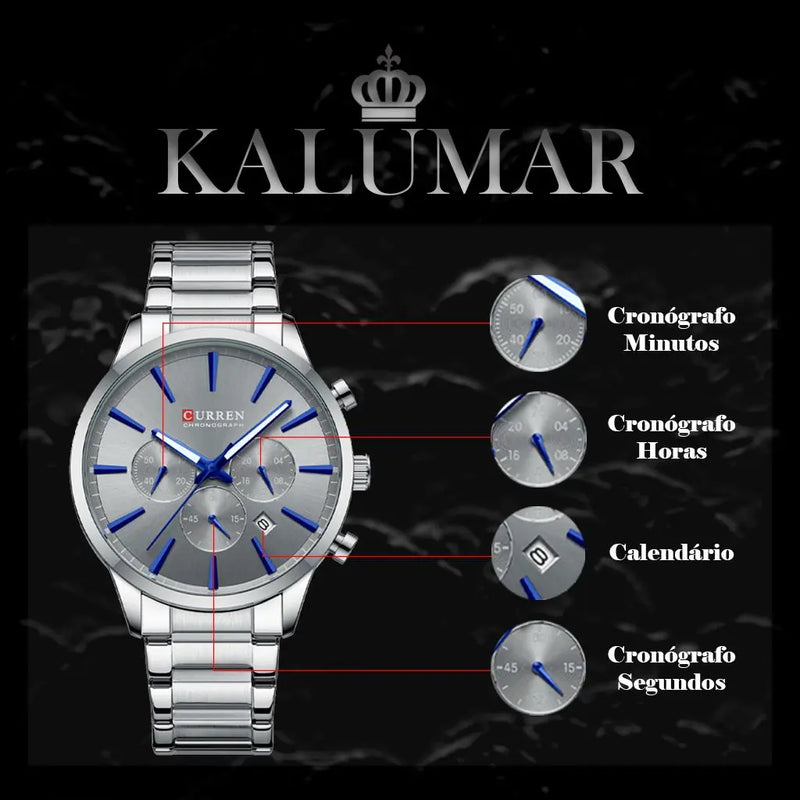 Relógio Masculino Stilus CURREN-Kalumar